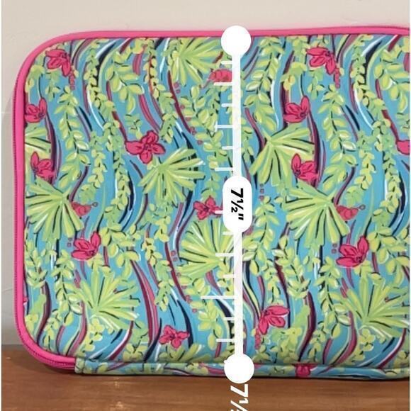 Lilly Pulitzer Padded Neoprene iPad/Tablet Zipper Case Cover "Good To See You" - Picture 5 of 5